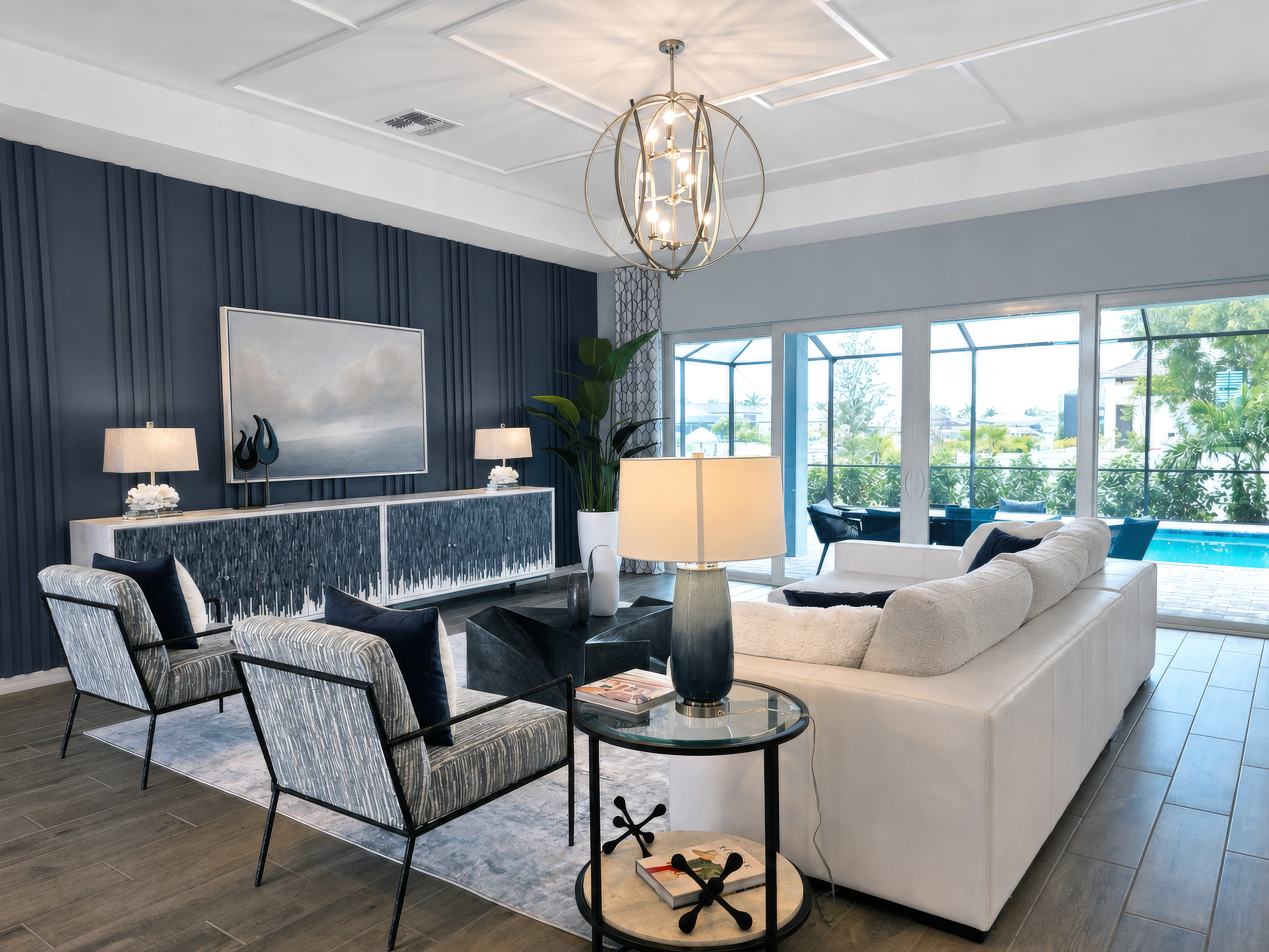 Luxury interior photography — living room